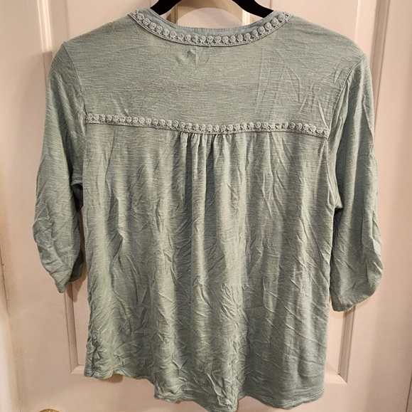 Democracy top light blue/denim like size small - Picture 3 of 3